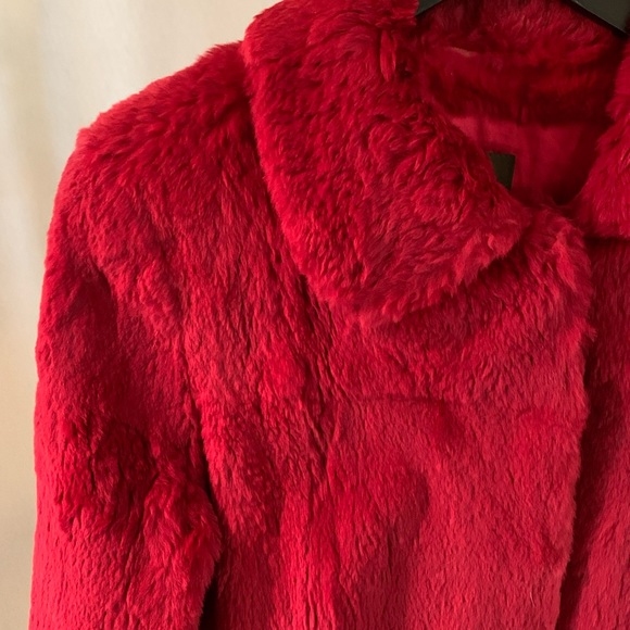 Red Rabbit fur coat - Picture 4 of 6